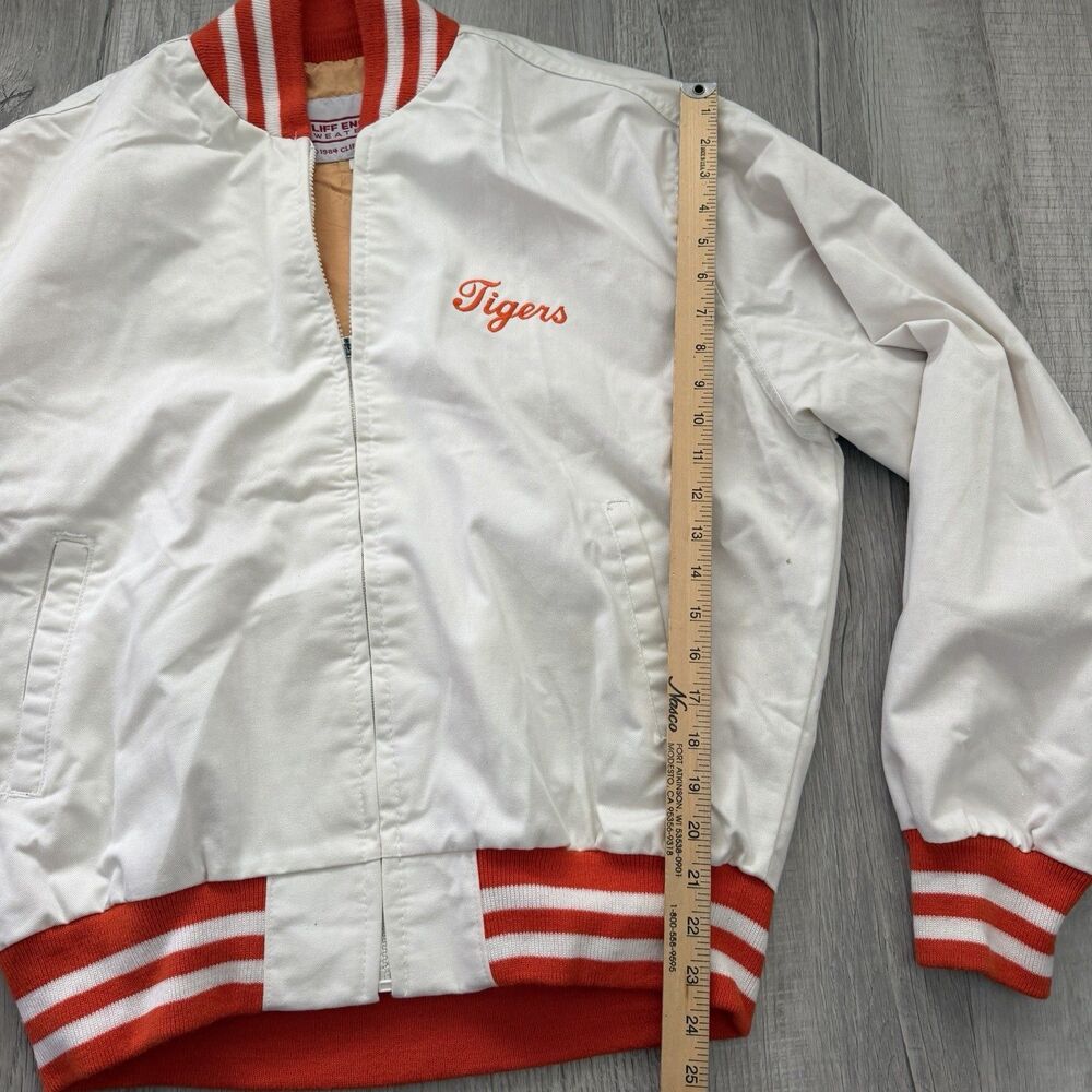 Vintage 1980s Cliff Engle Clemson Varsity Jacket Large Made in USA READ - Picture 7 of 14